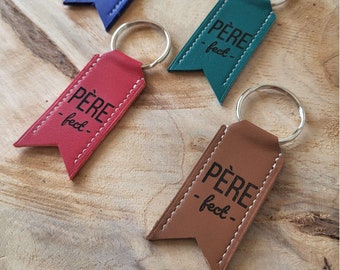 Porte-clés Super Papa, Père-fect, fête des pères, cadeau pour homme