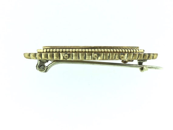 Victorian Aesthetic Gold Front Brooch Pin Victori… - image 5