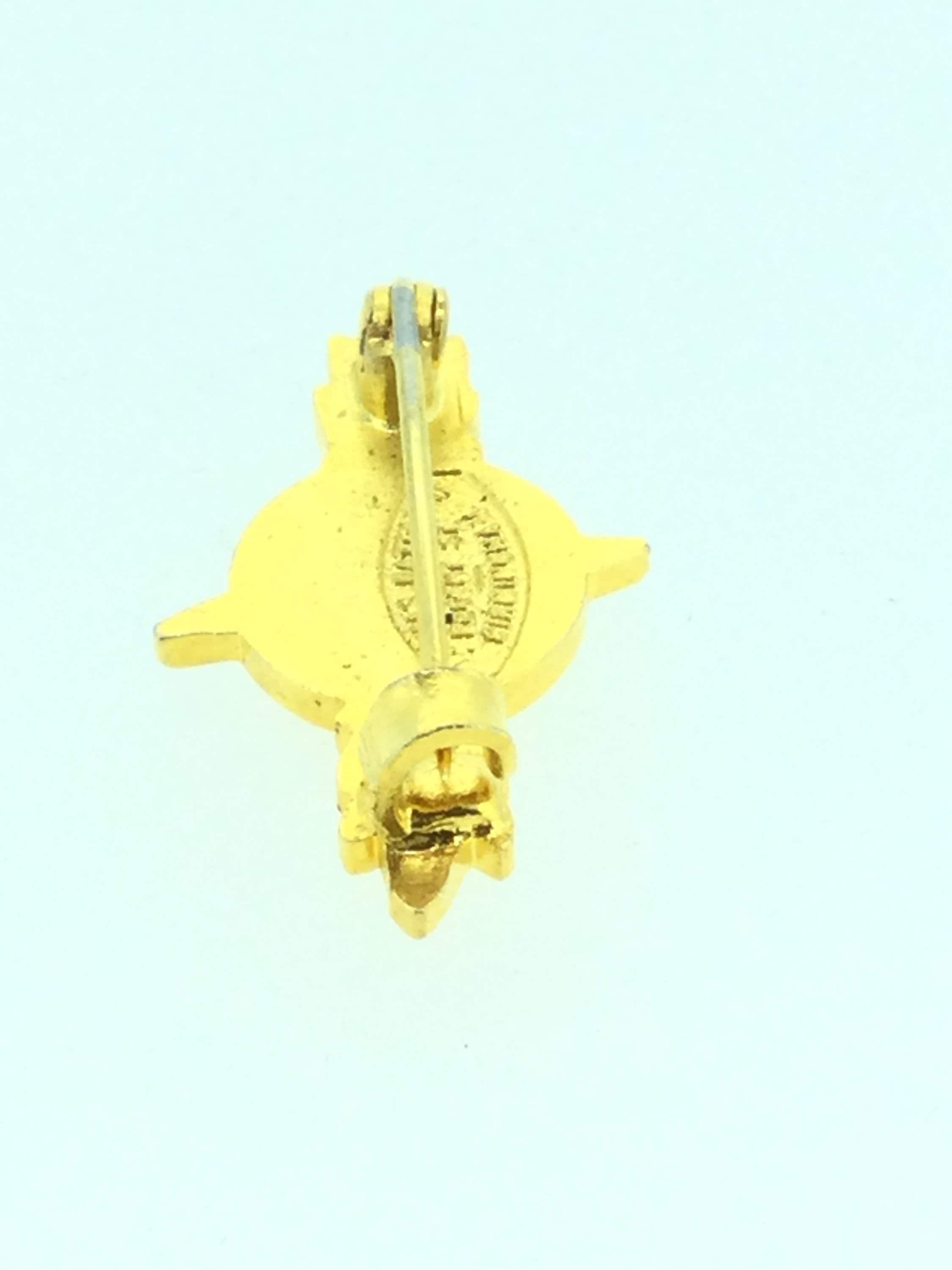 Broche Ancienne "Manchu Shih Tzu Society" - Fabricant Thomas Fattorini - Argenté - Occasion