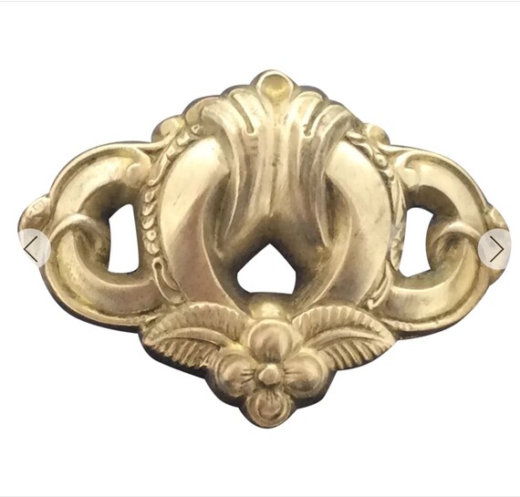 ヴィンテージブローチ フランス製 新品 パール アールヌーボー