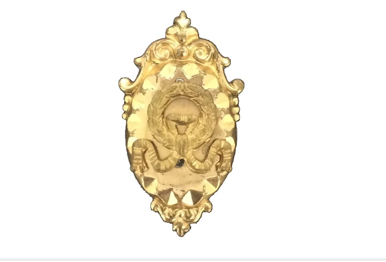Antique Art Nouveau French Pendant Locket Gold 9K Cased Textured