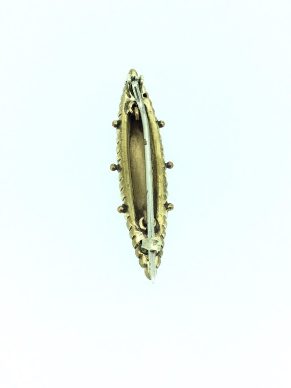 Victorian Aesthetic Gold Front Brooch Pin Victori… - image 10