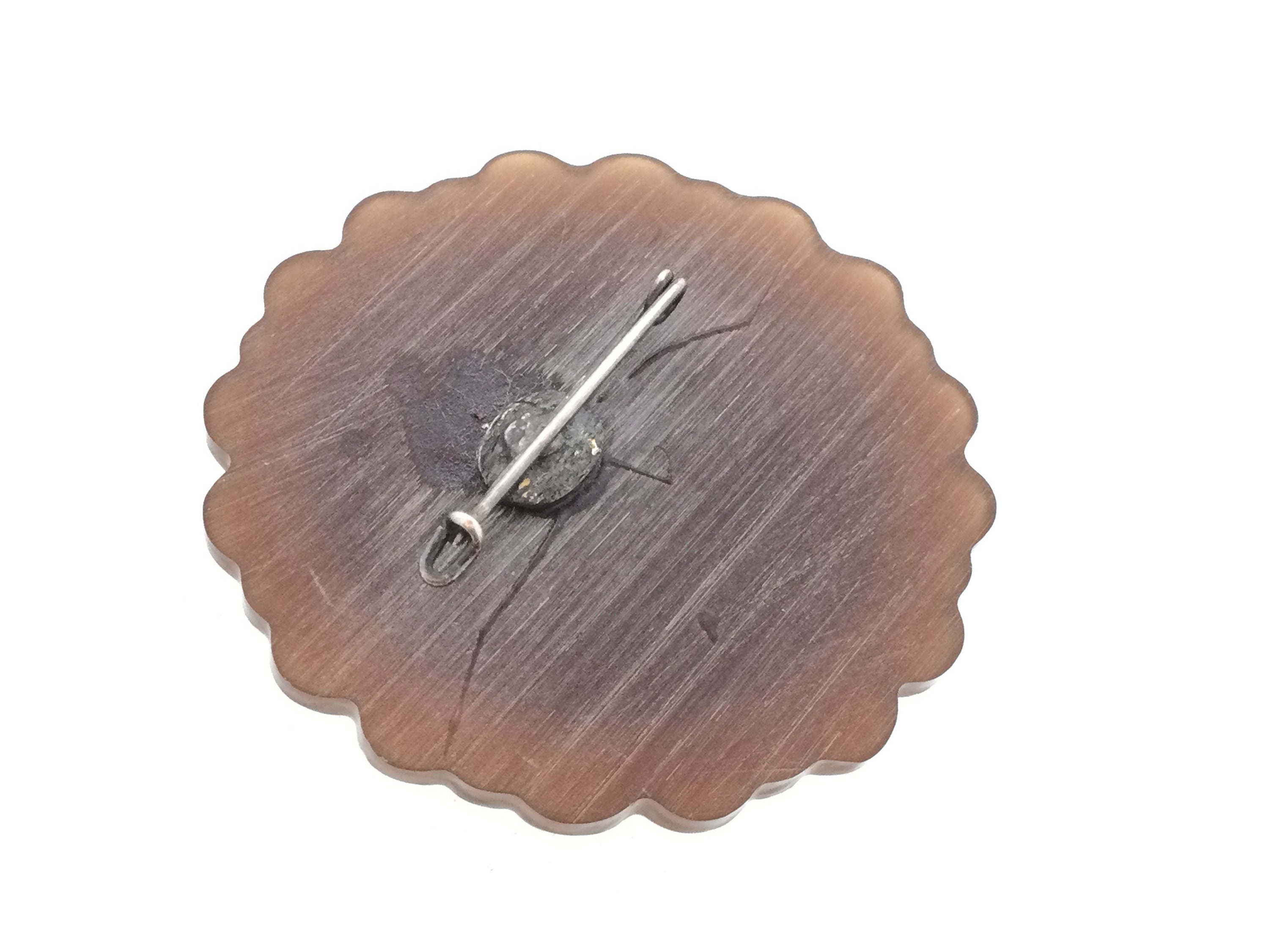 Early Plastic Brooch Large C.1970 - Etsy