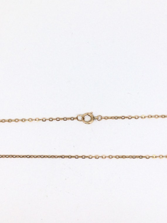 Victorian 9CT Rose Gold Chain Necklace 18 Inches - image 6
