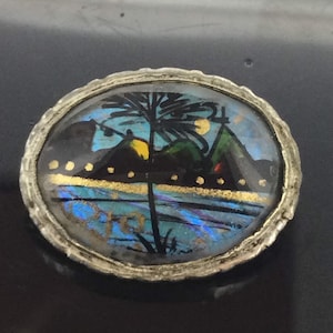 Broche brasileño con alas de mariposa, recuerdo de Río de Janeiro