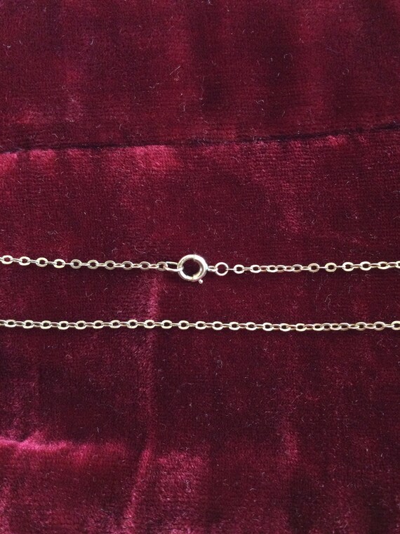 Victorian 9CT Rose Gold Chain Necklace 18 Inches - image 4