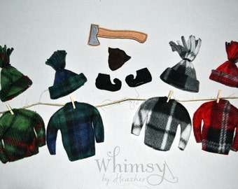 Elf, LumberJack Elf, Woodsman Elf, Elf Props, Elf, Elf Themes,  Elf Props, Elf Costume, Elf Clothes, Christmas Elf Clothes
