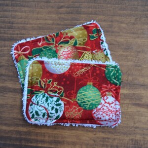 Christmas Reusable Sponge, Reusable Kitchen Sponge, Washable Kitchen Sponge, Zero Waste Sponge, Kitchen Sponge,  Eco-Friendly Sponge