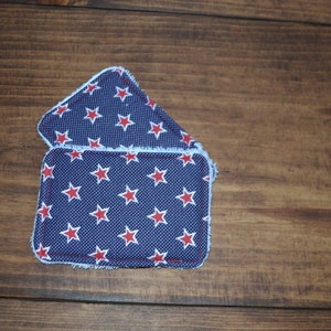 4th of Jult Reusable Sponge,  Star Reusable Sponge, Kitchen Sponge, Reusable Sponge, Eco-friendly Sponge, Sponge, Zero Waste Sponge