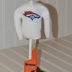 Broncos Elf,  Bronocos Elf Sweater, Broncos Elf  Football Costume, Elf, Elf Props, Elf Costume, Elf Clothes, Christmas Elf Clothes