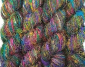 100-Grams A-Grade Himalaya Recycled PURE SILK SOFT Yarn Knit Woven Crochet 1 Skeins