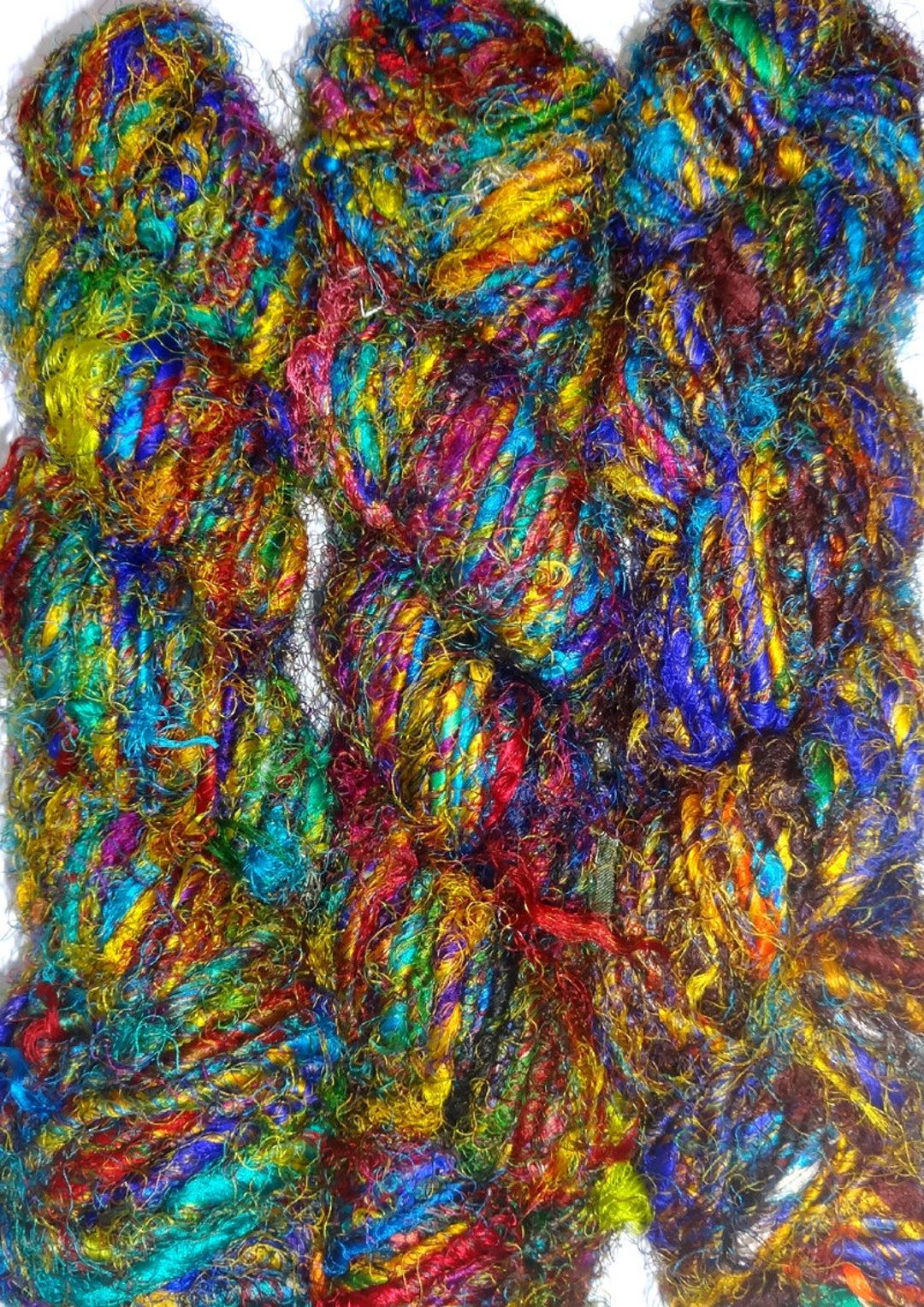 A-Grade Himalaya Recycled PURE SILK SOFT Yarn Knit  Woven Crochet