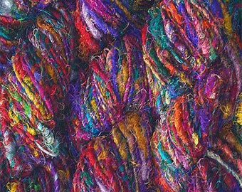 200 gramos de Himalaya de grado A reciclado PURE SILK SOFT hilo de punto tejido ganchillo 2 madejas