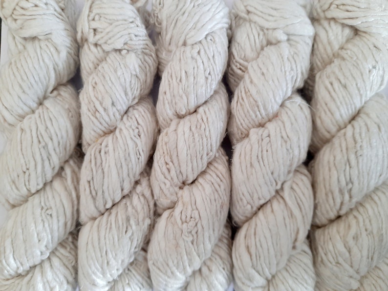 A-Grade Natural Color Himalaya Recycled BANANA SOFT Yarn Knit Woven Crochet image 3