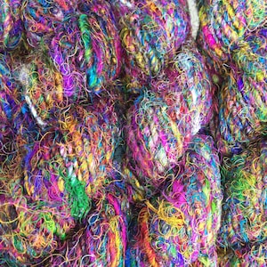 A-Grade Himalaya Recycled PURE SILK SOFT Yarn Knit Woven Crochet 1000 Grams - 10 Skeins