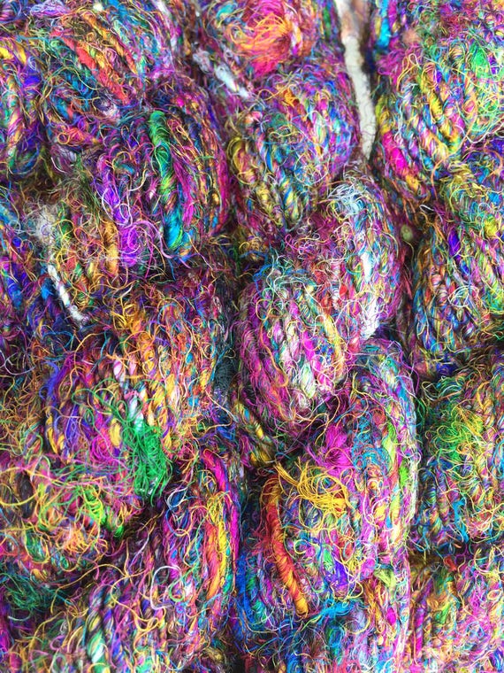 A-Grade Himalaya Recycled PURE SILK SOFT Yarn Knit Woven Crochet Yarn