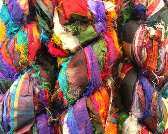 A-Grade Himalaya Recycled RIBBON SILK SOFT Yarn Knit  Woven Crochet
