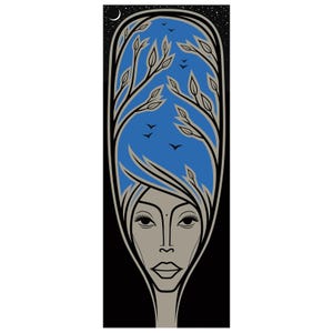 Serigrafia de Erykah Badu