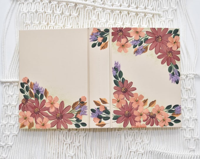 Featured listing image: Hand Painted Bible, ESV journaling Bible, Bible Case/bag, Personalized Bible