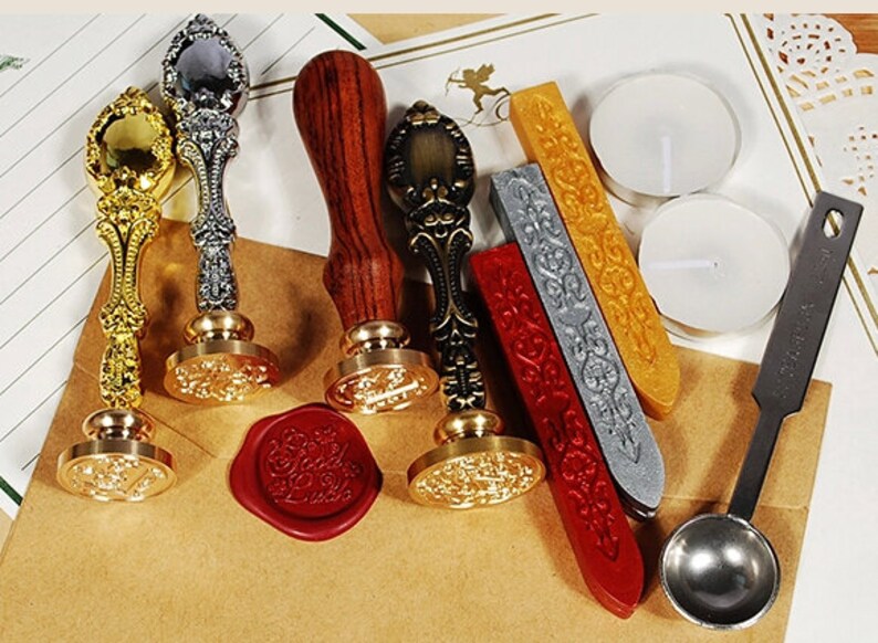 DZ140 wedding stamp sealing wax party wax seal stamp,initial wax seal stamp set Puzzle Wax Seal Stamp