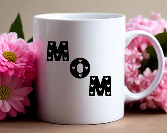 Mamá SVG, regalo del día de la madre, diseño de amor de mamá, regalo de mamá, mejor mamá, amo a mi mamá, lindo SVG de mamá