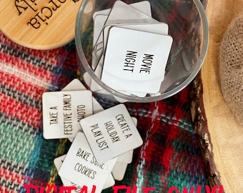 Scrap idea!  Family advent jar