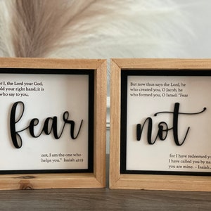 Digital File only!  This is not a physical product.  Fear Not sign glow forge svg/pdf