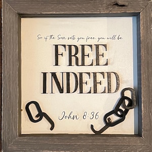 DIGITAL DOWNLOAD.  SVG file.  Free indeed sign