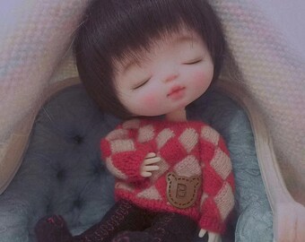 OBITSU11  LATIYELLOW sweater bjdsweater dollkint