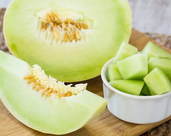 Green Flesh Honeydew Melon Seeds, Non-GMO, Tracking Included, Home Garden Seeds