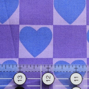 Free Spirit Fabrics Heart Throb Collection  2 yard cut in purples Box B
