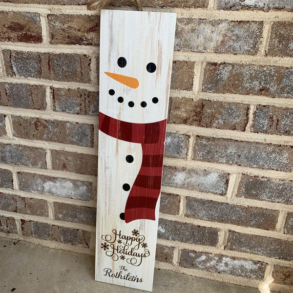 Snowman Sign - Etsy
