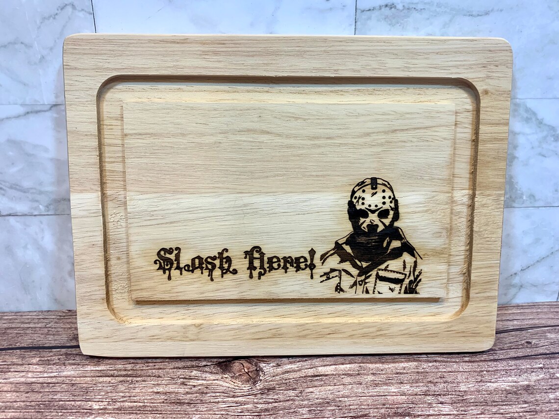 Horror Characters Cutting Board Custom/Jason/Michael Etsy