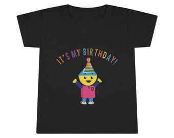 Charlie's Colorform City It's My Birthday Infant Short Sleeve T Shirt Gifts For Kids/Children Gifts/Nursery Decor/Netflix/