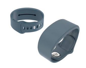 NEW PocketBands 3.0 - Schieferblaues Armband mit Taschenfach für Schlüsselgeld Fitbit One and Fit bit Neues Armband Neon Grün Orange Rosa Rot Blau