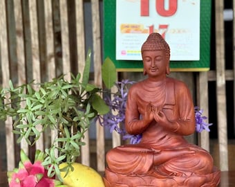 La estatua del Buda Dharmachakra Mudra