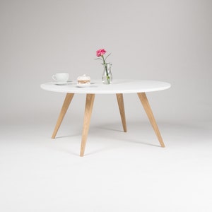 SPECIAL OFFER for Maury White Rectangular Coffee Table With