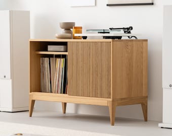 TONN - Szafka pod gramofon i płyty winylowe