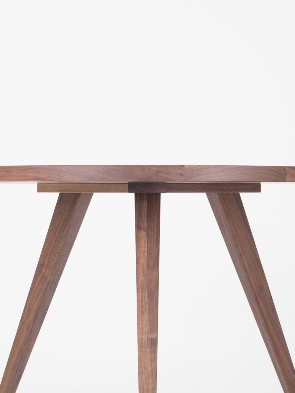 Round Dining Table Black Walnut Kitchen Table Etsy UK