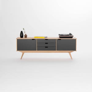 Sideboard ganz aus massivem Eichenholz, kommode, RTV schrank, lowboard Bild 7