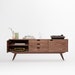 Sideboard, credenza, dresser, commode - made of black walnut 
