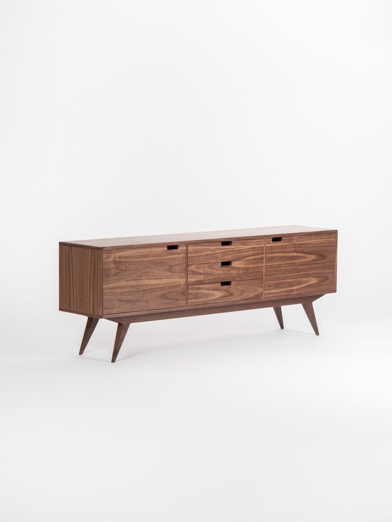 Sideboard, credenza, dresser, commode made of black walnut image 6