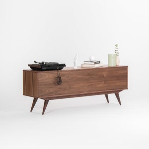 Sideboard, credenza, dresser, commode made of black walnut image 7