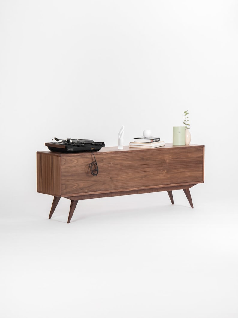 Sideboard, credenza, dresser, commode made of black walnut image 7