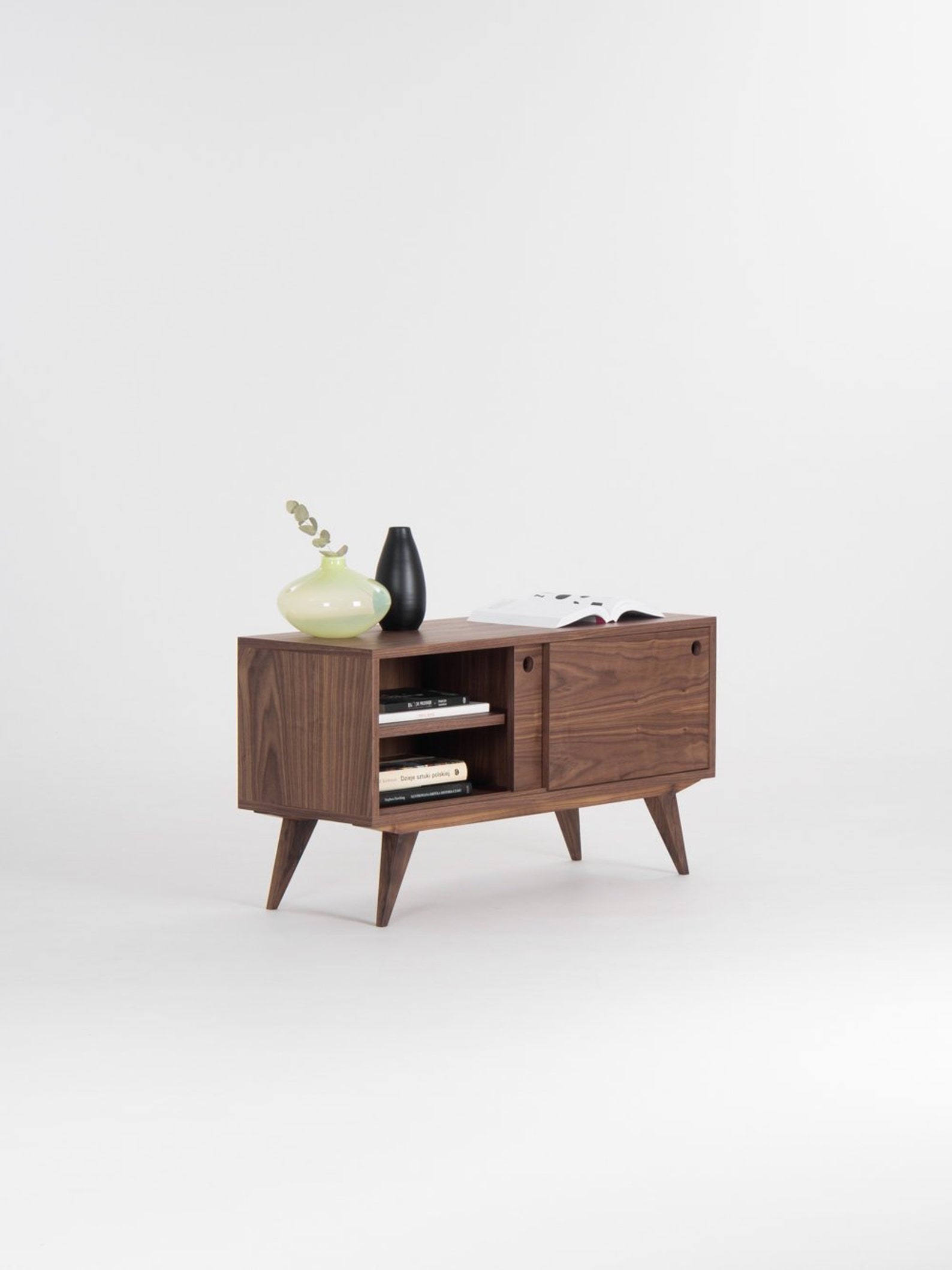 Kuub KUUB – Media Cabinet Made of Walnut Wood, TV Stand, Media Console ...