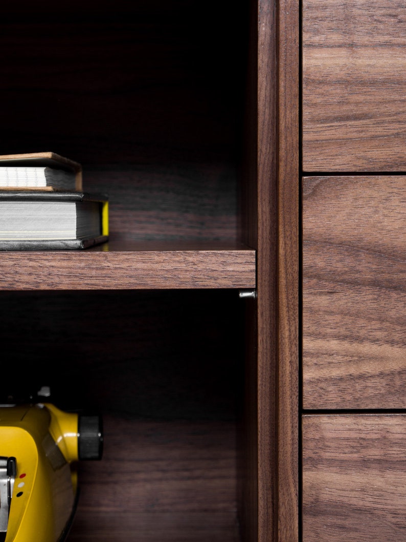 Sideboard, credenza, dresser, commode made of black walnut image 9