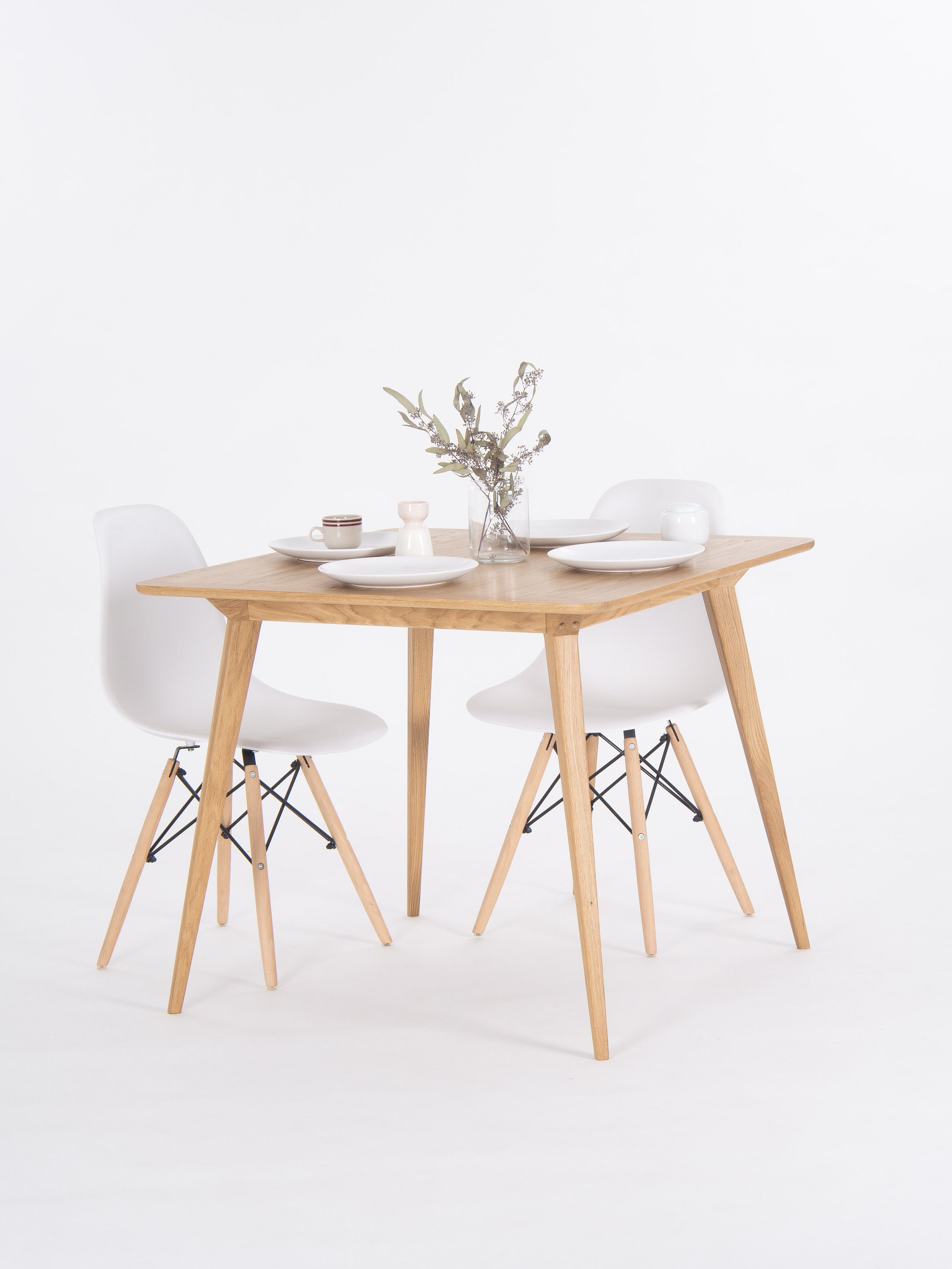 Small Oak Dining Table Dining Table for Small Space Small - Etsy