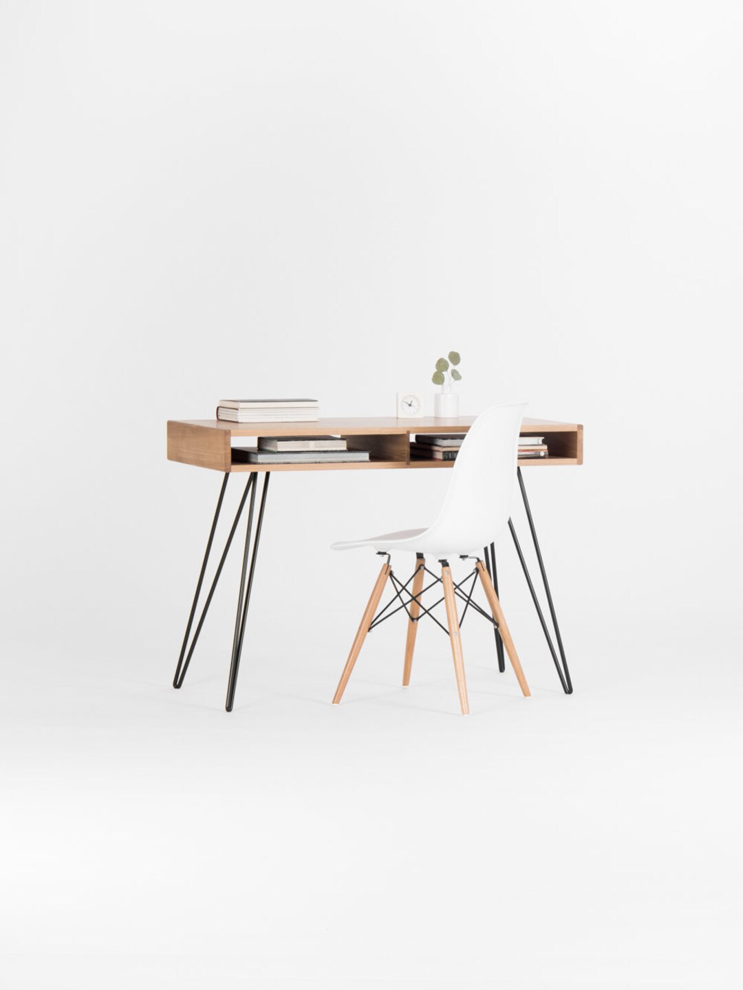 HEIM – Wood Desk, Computer Desk, Writing Desk, Industrial Desk, Simple ...