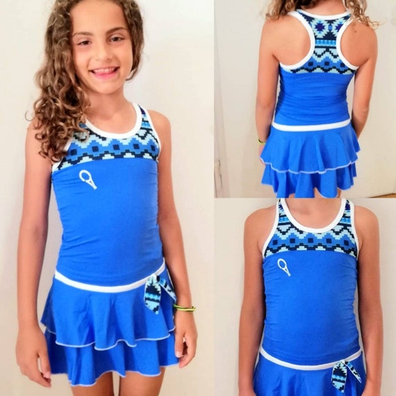 blue dresses for 10 year olds