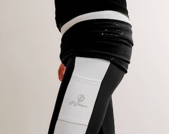 One size elastic headband, tennis/paddle ball holder, double face, glitter fabric, gray and black colours. Gift idea for tennis